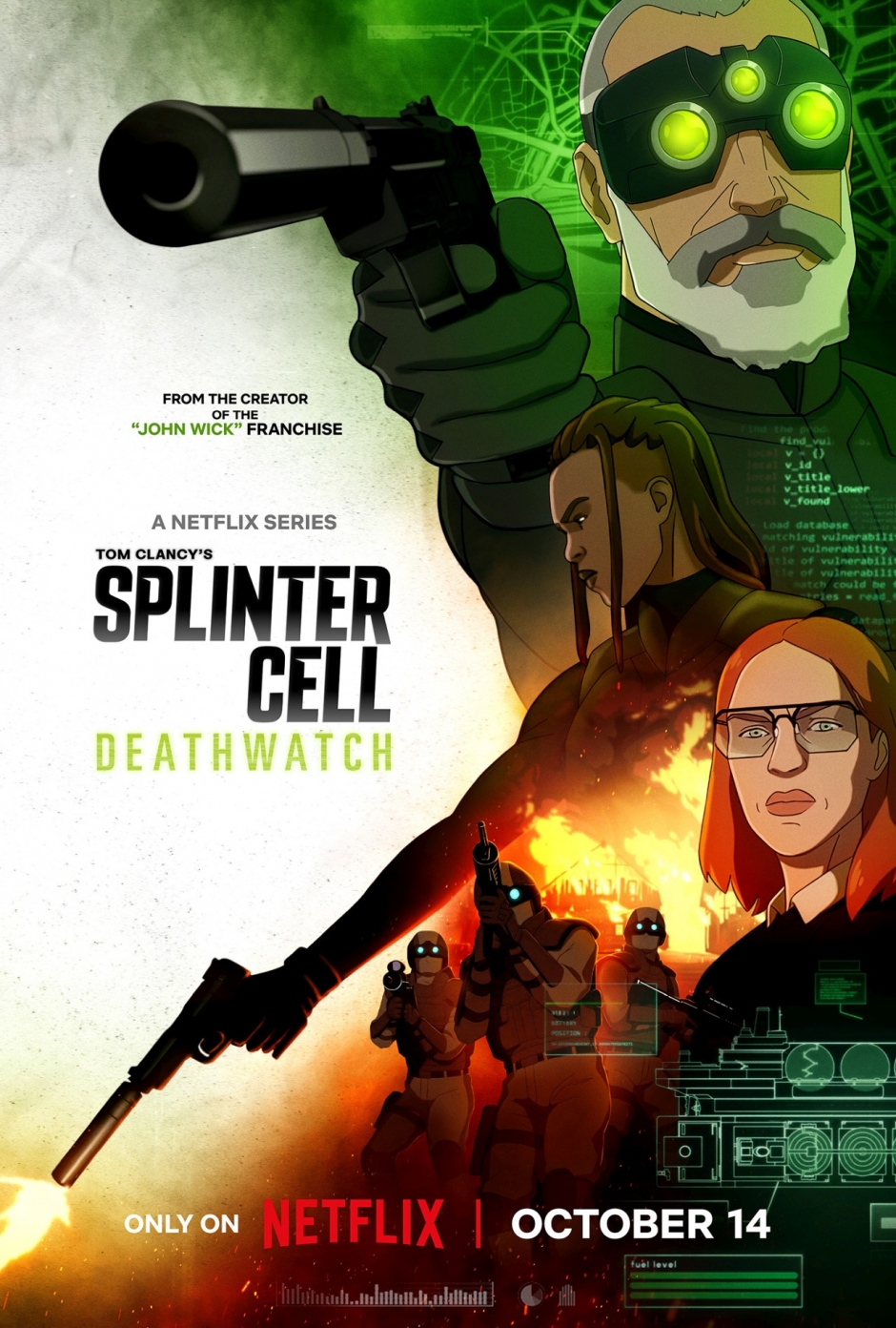 Netflix показал трейлер анимационного сериала Tom Clancy’s Splinter Cell: Deathwatch