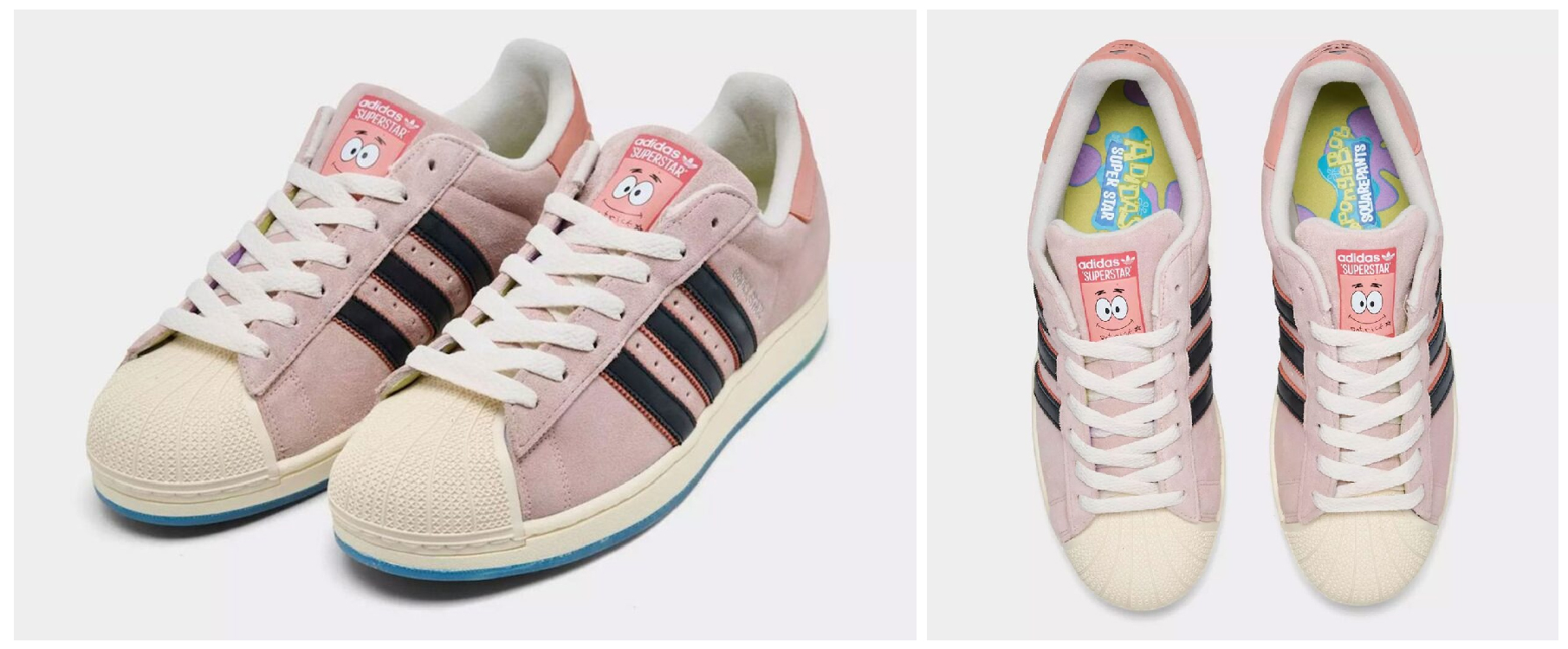 Adidas выпустил кроссовки в стиле Патрика из «Губки Боба»